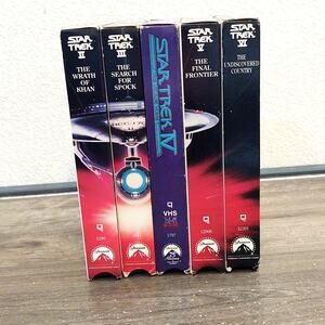 Star Trek VHS 2-6 movie bundle vintage